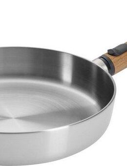 WOLL Bratpfanne Logic Steel, Edelstahl 18/10 (1-tlg), 5-Schicht-Aufbau