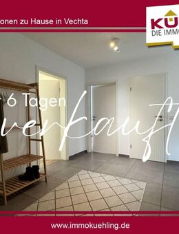 In Kürze Bezugsfrei! Kernsanierte 3-Zimmer-Wohnung vis-à-vis zur Uni! Provisionsfrei! - Vechta