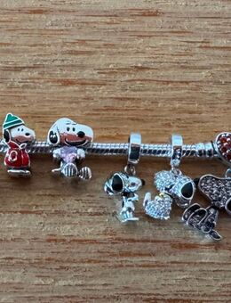 Super tolle Peanuts Snoopy Charms / Beads aus 925 Silber für ein Pandoraband - Vechelde
