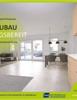 NEUBAU einzugsbereit! Energieeffiziente 3- Zimmer Terrassenwohnung für gehobene Ansprüche - Darmstadt