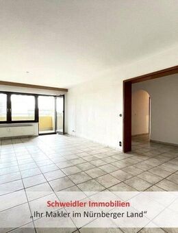 Raumwunder mit Fernblick: 3-Zimmer-Wohnung mit großem Balkon u.v.m. in Stein - Stein (Bayern)