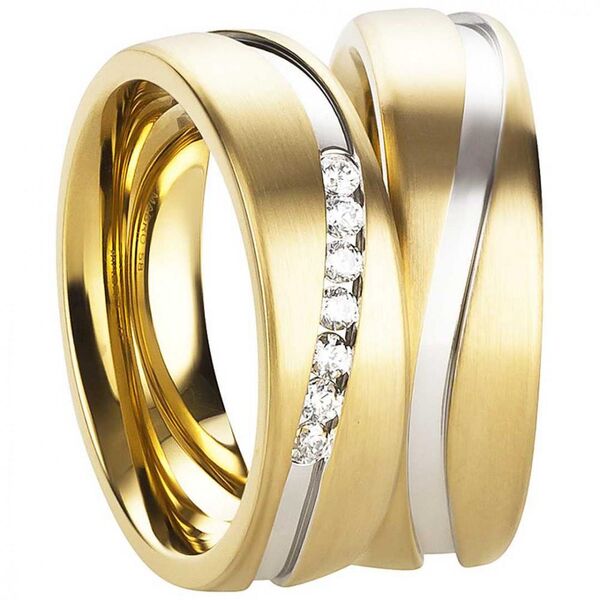Partnerringe Edelstahl AB3218-AB3219 - Aholming