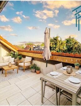 Großzügiges 4 Zi. Wohnerlebnis mit Charme und Komfort und mit uneinsehrbarer Dachterrasse - Heusenstamm