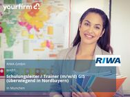 Schulungsleiter / Trainer (m/w/d) GIS (überwiegend in Nordbayern) - München