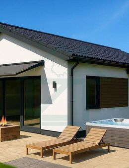 Moderner Bungalow der neuesten Generation inklusive Bad, Küche, Innen- und Außenbeleuchtung - Laasdorf