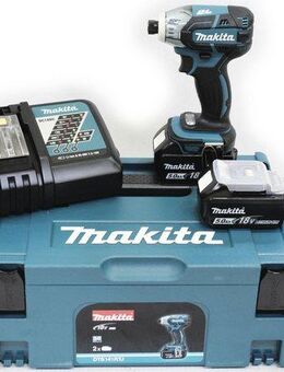 Makita Akku-Impulsschrauber DTS141RTJ, 2700 U/min, mit 2 Akkus 18V/5,0 Ah und Ladegerät