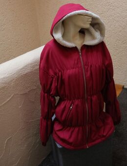 #Winterjacke m. Kapuze, Gr. 34/36, #kirschrot, wie neu - Pfaffenhofen (Ilm) Zentrum