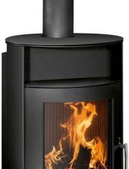 JUSTUS Kaminofen Island Aqua II, 10 kW, Zeitbrand, wasserführend