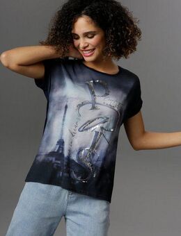 Aniston SELECTED Blusenshirt mit glänzendem Folienprint