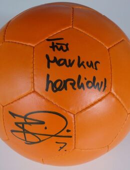 Fussball mit Autogramm von Benjamin Auer - Mainz 05 - Mainz