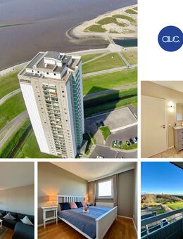 Erste Reihe, 3-Zimmer Whg. im Hochhaus mit Nordseeblick - Büsum
