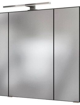 welltime Spiegelschrank Baabe Breite 80 cm, mit 3D-Effekt, dank 3 Spiegeltüren