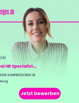 Global HR Specialist (m/w/d) - Coburg