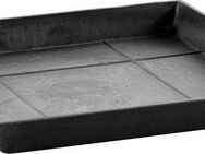 ECOPOTS Blumentopfuntersetzer SQUARE SAUCER Dark Grey, BxTxH: 28x28x3 cm
