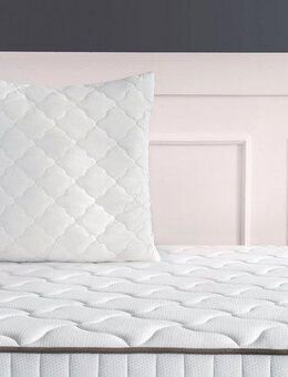 Yatas Bedding Naturhaarkissen Superwashed Wolle, Kopfkissen 40x80, 80x80 cm, Bauchschläfer, Rückenschläfer, Seitenschläfer, allergiker geeignet (Hausstauballergiker)