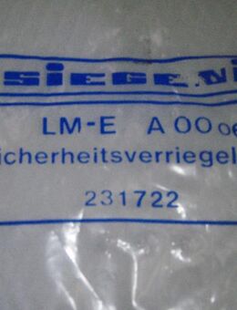 Sicherheitsverriegelung,Siegenia - Ulmen Ulmen