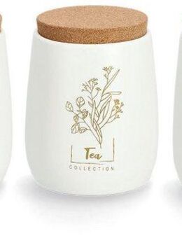 Zeller Present Vorratsdose Flowers, (Set, 3-tlg), leichten Vintage-Charme