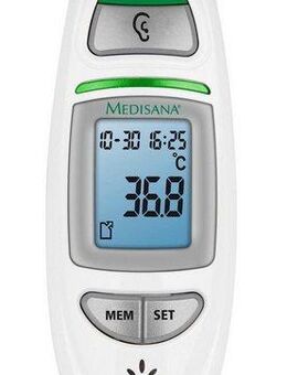 Medisana Infrarot-Fieberthermometer TM 750, misst Stirn, Ohr und Umgebungstemperatur, Flüssigkeiten, Oberflächen