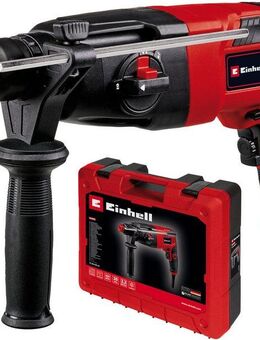 Einhell Bohrhammer TC-RH 620 4F, 220-240 V, max. 1250 U/min, Bohren, Hammerbohren, Meißeln mit und ohne Fixierung, inkl. Koffer