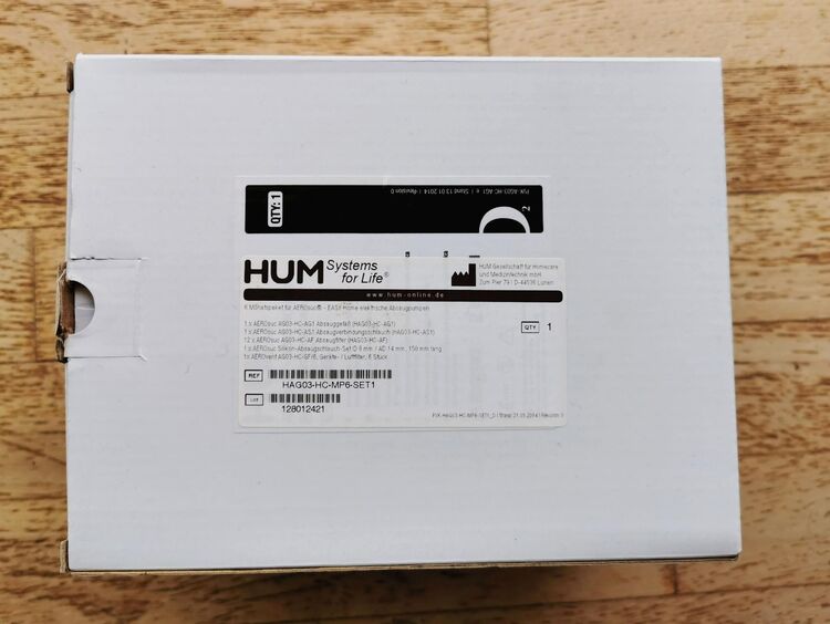 3 Packungen HUM Absauggefäß HAGO3-HC-MP6-SET1 - Dresden