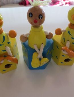 Anspitzer als Holzfiguren, 3er Set - Essen