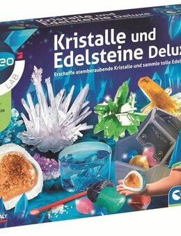 Clementoni® Experimentierkasten Galileo, Kristalle und Edelsteine Deluxe, Made in Europe