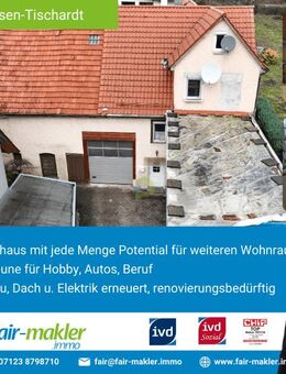 FAIR-MAKLER: Entdecken Sie das Potential -- Platz für Familie, Hobby, Beruf - Frickenhausen