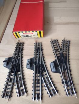 Trix Express 723/4723, 3x Hand-Weiche - Neckarsteinach