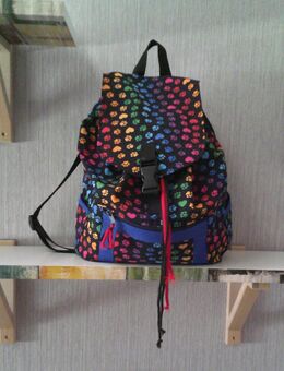 Rucksack bunte Pfötchen - Unna