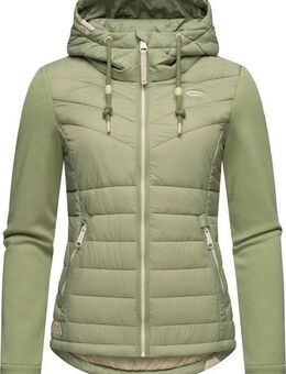 Ragwear Outdoorjacke Lucinda Steppjacke aus modernem Materialmix mit Kapuze