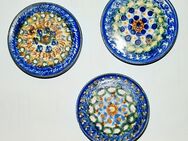 3 Keramik - Untersetzer, Handarbeit, Jürgel - Dresden
