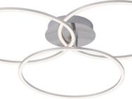 JUST LIGHT LED Deckenleuchte IVANKA, Dimmfunktion, LED wechselbar, Warmweiß, stufenlos dimmbar (SimplyDim - Funktion), zwei Ringe sind schwenkbar