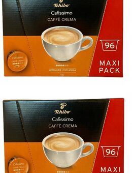 Tchibo Cafissimo Caffè Crema vollmundig Kapseln 2x 96 Stück 192 Kapseln im Set452322 - Wuppertal