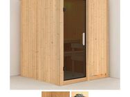 Karibu Sauna Norin, BxTxH: 151 x 151 x 198 cm, 68 mm, (Set) ohne Ofen
