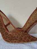 High Heels 41 braun Netz in 04425
