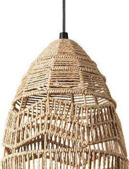 Paco Home Pendelleuchte VILLA, ohne Leuchtmittel, LED Pendelleuchte Esstisch Lampe Boho Deckenlampe Papier E27 Natur
