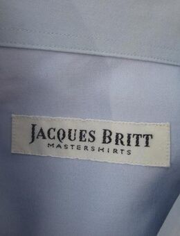 NEUw * Edel * klassisch * Business * Freizeit * Anlass * Langarm * Hemd "JACQUES BRITT" FINESSE * Gr. 40- 41/ M- L * himmel- hell- blau * serenity * - Riedlingen