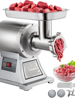 Elektrischer Fleischwolf 650W – Edelstahl Fleischmaschine mit 3,76 kg/min Kapazität Set3452 - Wuppertal