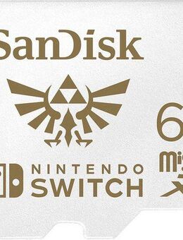 Sandisk microSDXC Extreme 64GB für Nintendo Switch Speicherkarte (64 GB, 100 MB/s Lesegeschwindigkeit, U3/UHS-I/Cl.10/R100/W60)