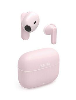Hama Bluetooth Kopfhörer mit Mikrofon (True Wireless Headset, TWS Earbuds) In-Ear-Kopfhörer (Google Assistant, Siri)