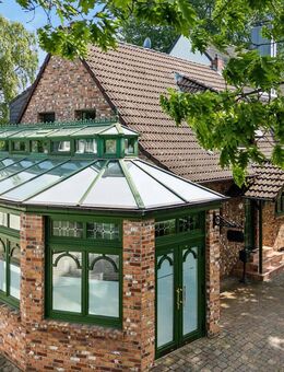Einzigartiges Architektenhaus mit Wintergarten-Oase - Wohnen und Arbeiten unter einem Dach in Kaarst - Kaarst