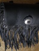 Motorradtasche für Lenker , Chopper , Werkzeugtasche , Leder , Breite 27cm in 02828