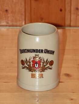 Dortmunder Union Bier Krug Keramik Steingut Steinzeug 0,5 L alt aber neuwertig - Borken