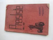 Preisliste 1930 Nr. 30 Modell - Dampfmaschinen Armaturen, Roh- u. Einzelteile C. H. Morgenstern & Co Dresden - Berlin