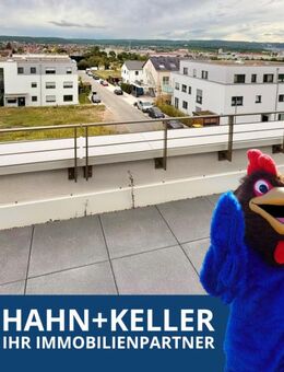 Exklusiver Flair! Attraktives 3 Zimmer-Penthouse mit tollem Blick ins Grüne! - Korntal-Münchingen