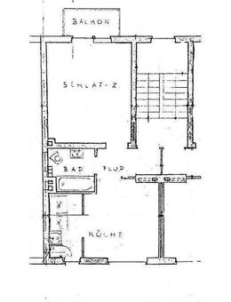 Zweizimmerwohnung mit Balkon, gemütlich + hell, ca. 39m², im 1. OG - Saarbrücken