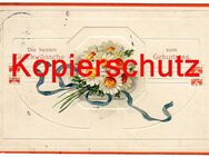 Ansichtskarte/Glückwunschkarte "Geburtstag", 1909 - Landsberg