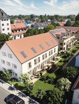 Neubau eines ideal geschnittenen Reihenmittelhauses mit sonniger Südterrasse u. Privatgarten - München