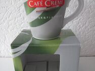 NEU - Porzellantasse \" Cafe Creme, Filter & Flavour \" mit Originalkarton - Neuss