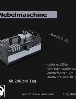 [VERMIETUNG] Nebelmaschine für Party Events und Feiern - Magdeburg
